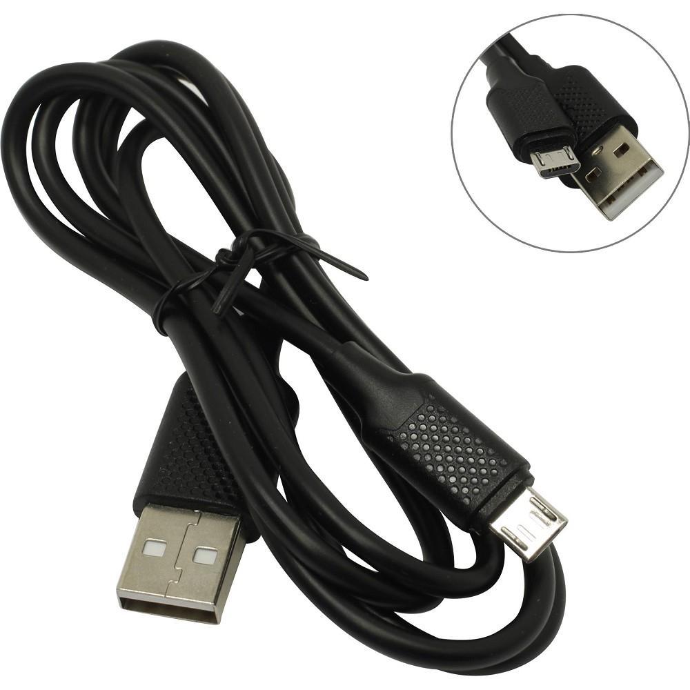 Harper USB A - Micro USB, BCH-321 Black (Кабель (ПВХ) для зарядки и синхронизации, 2A, Быстрая зарядка.) - фото 1 - id-p225733455