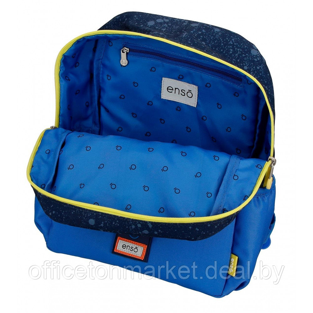 Рюкзак школьный "Bob friend" L, черный, синий - фото 4 - id-p225402565