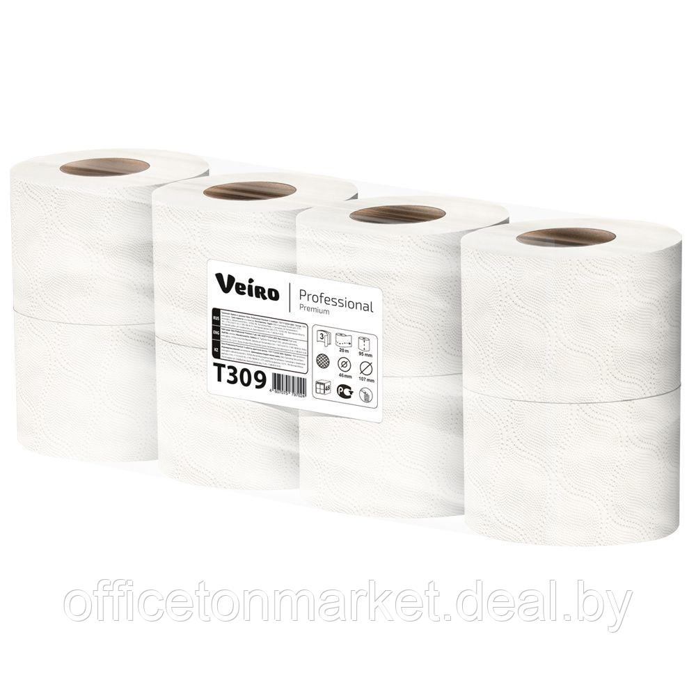 Бумага туалетная Veiro Professional Premium, 3 слоя, 8 рулонов - фото 2 - id-p224063015