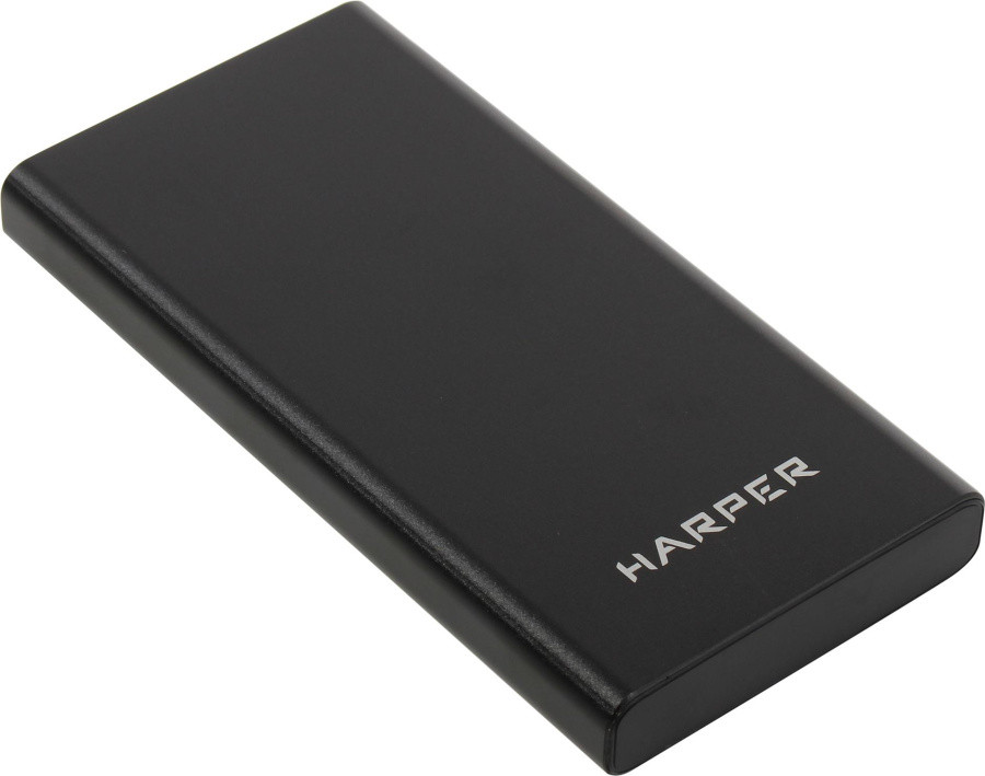 Внешний аккумулятор HARPER PB-10031 Black (2xUSB 2.1A 10000mAh Li-Pol) - фото 1 - id-p225733531