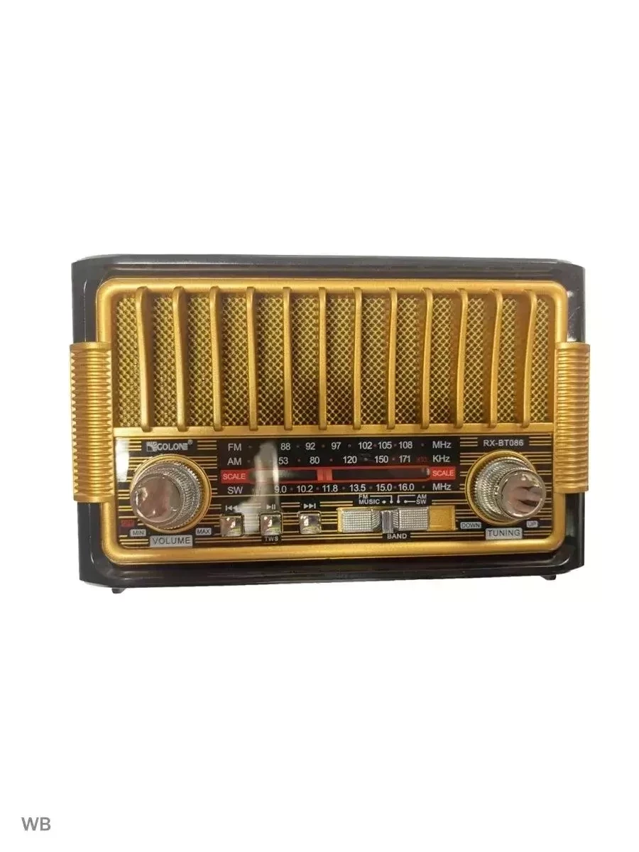 Ретро радиоприемник MyLatso-RX-BT086 от сети и батареек - фото 2 - id-p225736726