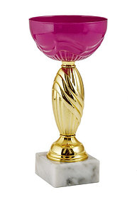 Кубок  "Праздник" на мраморной подставке , высота 21 см, чаша 10 см арт.364-210-100