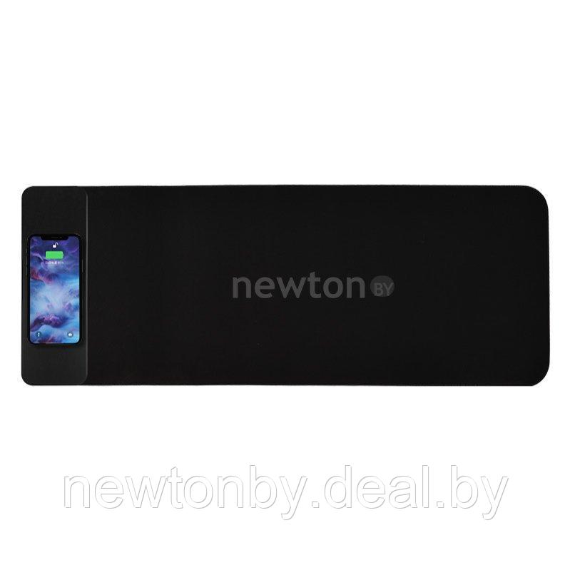 Коврик для стола с беспроводной зарядкой NewtonBY Desk Mat 15W 80x30 (черный) - фото 1 - id-p225739376