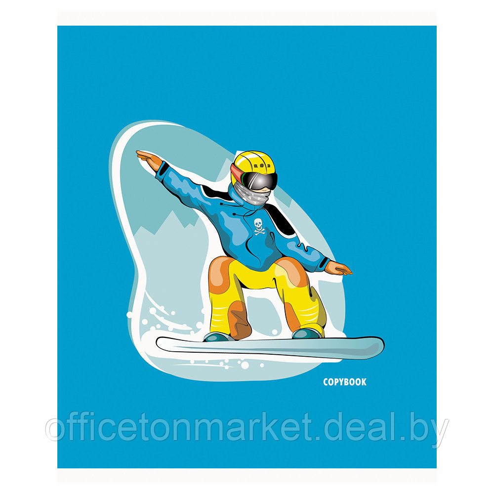 Тетрадь "Snowboarding", А5, 48 листов, линейка, ассорти - фото 6 - id-p225737149