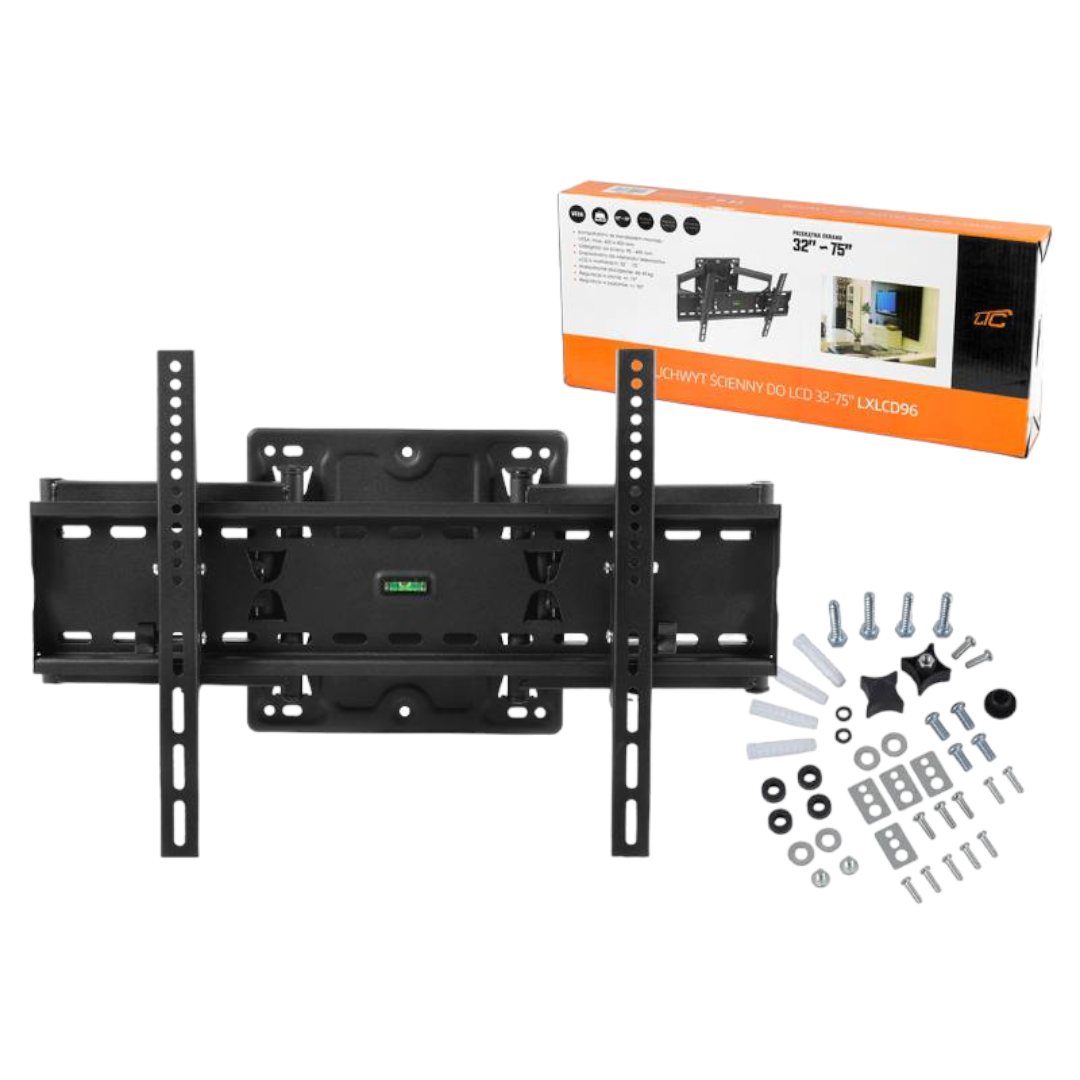 Крепление настенное для ЖКИ телевизора 32-75" поворотно-наклонное 2 рамы LXLCD96