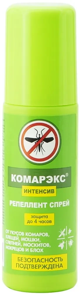 Комарэкс Интенсив, спрей от комаров, 125 мл - фото 1 - id-p225741815
