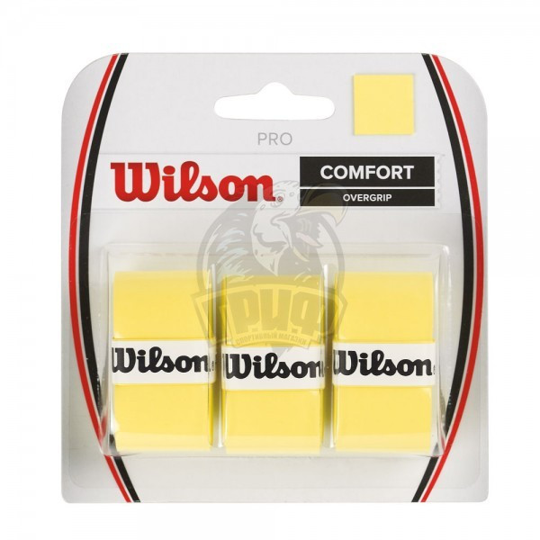 Обмотка для теннисной ракетки Wilson Pro Overgrip (желтый) (арт. WRZ4014YE) - фото 1 - id-p225741902