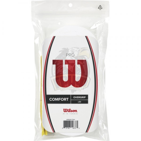 Обмотка для теннисной ракетки Wilson Pro Overgrip (белый) (арт. WRZ4017WH)