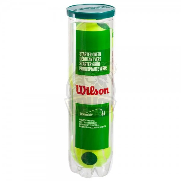 Мячи теннисные Wilson Starter Green Tball (4 мяча в тубе) (арт. WRT137400) - фото 1 - id-p225741908