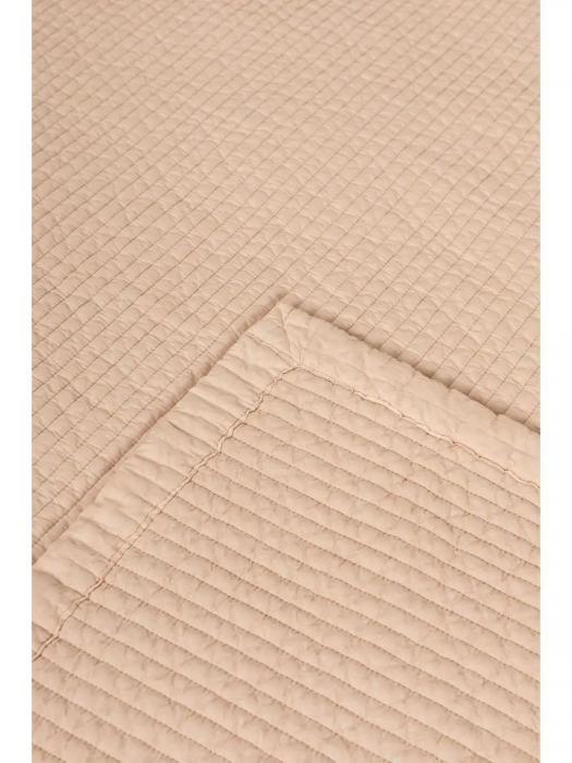 Одеяло корейское 1.5 спальное всесезонное полуторное 145х205 из полиэфирного волокна всесезонное бежевое - фото 5 - id-p225742382