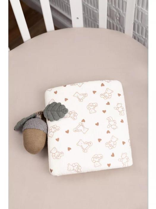 Муслиновое одеяло детское 110х130 из муслина для новорожденных гипоаллергенное на выписку в кроватку коляску - фото 5 - id-p225742404