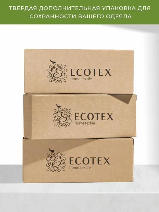 Одеяло Ecotex (Экотекс) двуспальное легкое облегченное 2 спальное 172x205 гипоаллергенное мягкое белое - фото 7 - id-p225742409