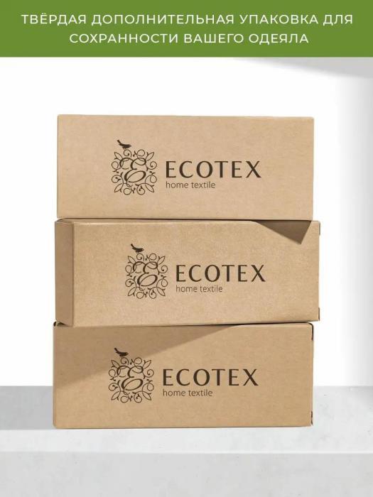 Одеяло Ecotex (Экотекс) полуторное легкое облегченное 1.5 спальное 140x205 гипоаллергенное мягкое белое - фото 7 - id-p225742410
