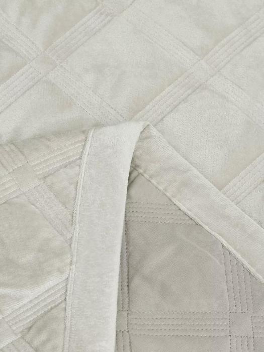 Велюровое одеяло Евро макси 220х240 молочное бежевое покрывало на кровать диван Махровый плюшевый плед - фото 8 - id-p225742440