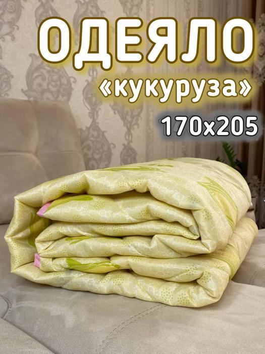 Одеяло из кукурузного волокна облегченное летнее кукуруза двуспальное 170x205 легкое воздушное тонкое желтое - фото 1 - id-p225742452