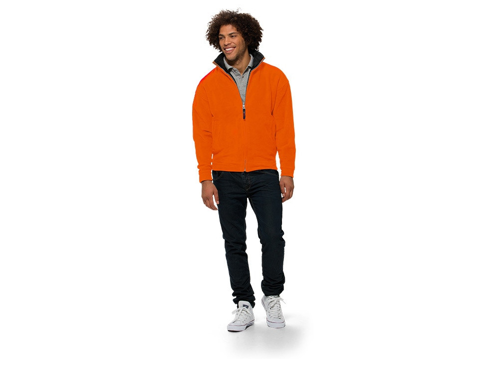 Куртка флисовая Nashville мужская, оранжевый/черный - фото 3 - id-p225742756