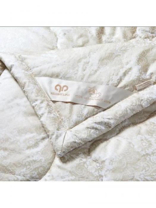 Шелковое одеяло Евро всесезонное 200х220 покрывало на кровать Турция шелкопряд из натурального шелка - фото 7 - id-p225742469