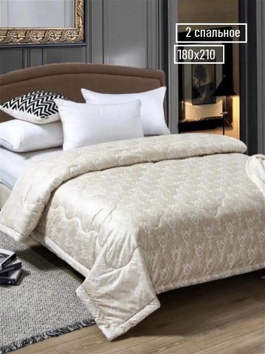 Шелковое одеяло 2 спальное всесезонное двуспальное 180х210 покрывало на кровать Турция шелкопряд турецкое - фото 1 - id-p225742470