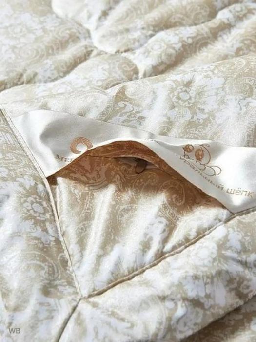 Шелковое одеяло 1.5 спальное всесезонное полуторное 150х210 покрывало на кровать Турция шелкопряд турецкое - фото 5 - id-p225742471