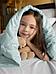 Утяжеленное одеяло для детей 110x140 детское мятное тяжелое 4кг всесезонное сенсорное с гранулами для сна, фото 9