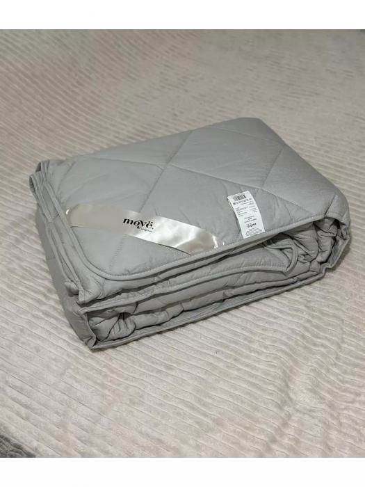 Копопляное одеяло двуспальное 172X205 стеганое всесезонное гипоаллергенное 2х-спальное серое - фото 3 - id-p225743061