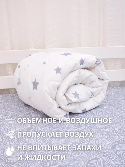 Детское одеяло для кровати 160x80 хлопковое 137х160 бамбуковое объемное стеганое для детей - фото 3 - id-p225743066