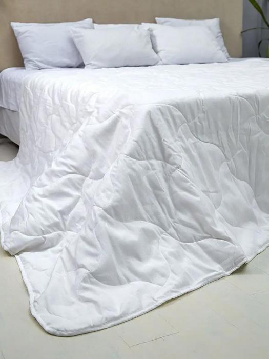 Белорусский лен одеяло Евро 200x220 льняное стеганое теплое легкое всесезонное из льна белое - фото 8 - id-p225743071