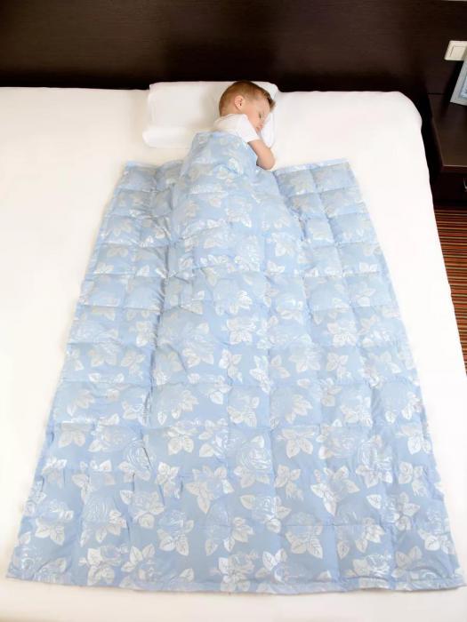Гречневое одеяло детское 90x120 утяжеленное с лузгой гречихи полуторное тяжелое 2,8кг для детей - фото 7 - id-p225743107