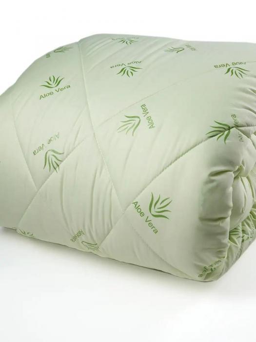 Одеяло алое вера Евро 200x220 легкое воздушное мягкое гипоаллергенное всесезонное стеганое зеленое - фото 3 - id-p225743110