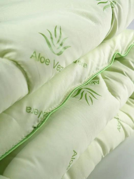 Одеяло алое вера Евро 200x220 легкое воздушное мягкое гипоаллергенное всесезонное стеганое зеленое - фото 7 - id-p225743110