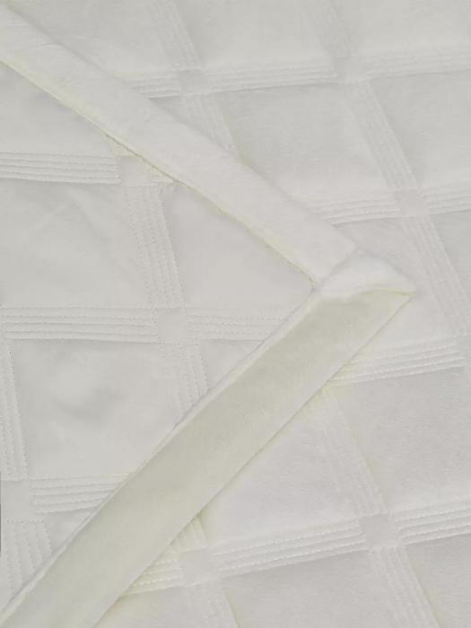 Велюровое одеяло Евро макси 220х240 молочное бежевое покрывало на кровать диван Махровый плюшевый плед - фото 7 - id-p225743118