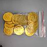 Золотые шоколадные монеты «Рубль», набор 20 монеток (Россия), фото 6