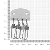 Ключница A 022 ник (4 ключа)