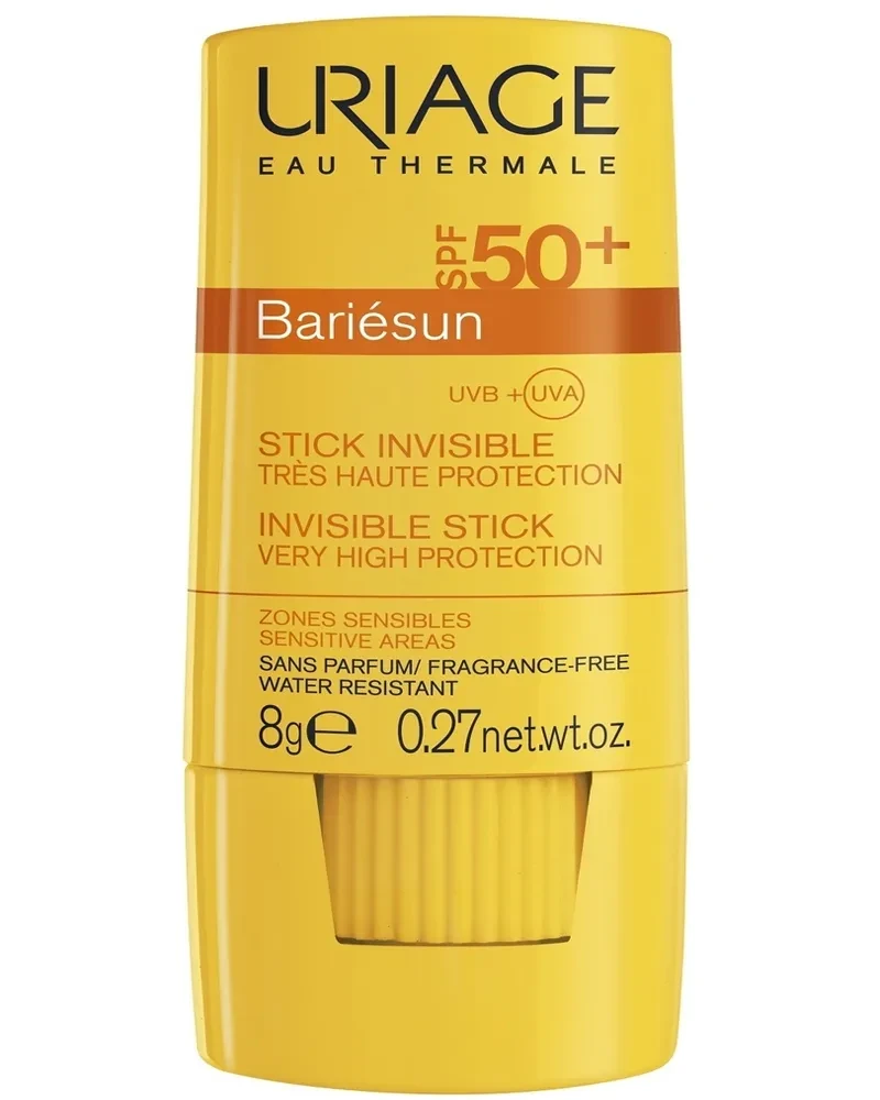 Солнцезащитный стик для лица и тела Uriage Урьяж "Bariesun Stick Invisible SPF 50+", 8 г - фото 1 - id-p225743786