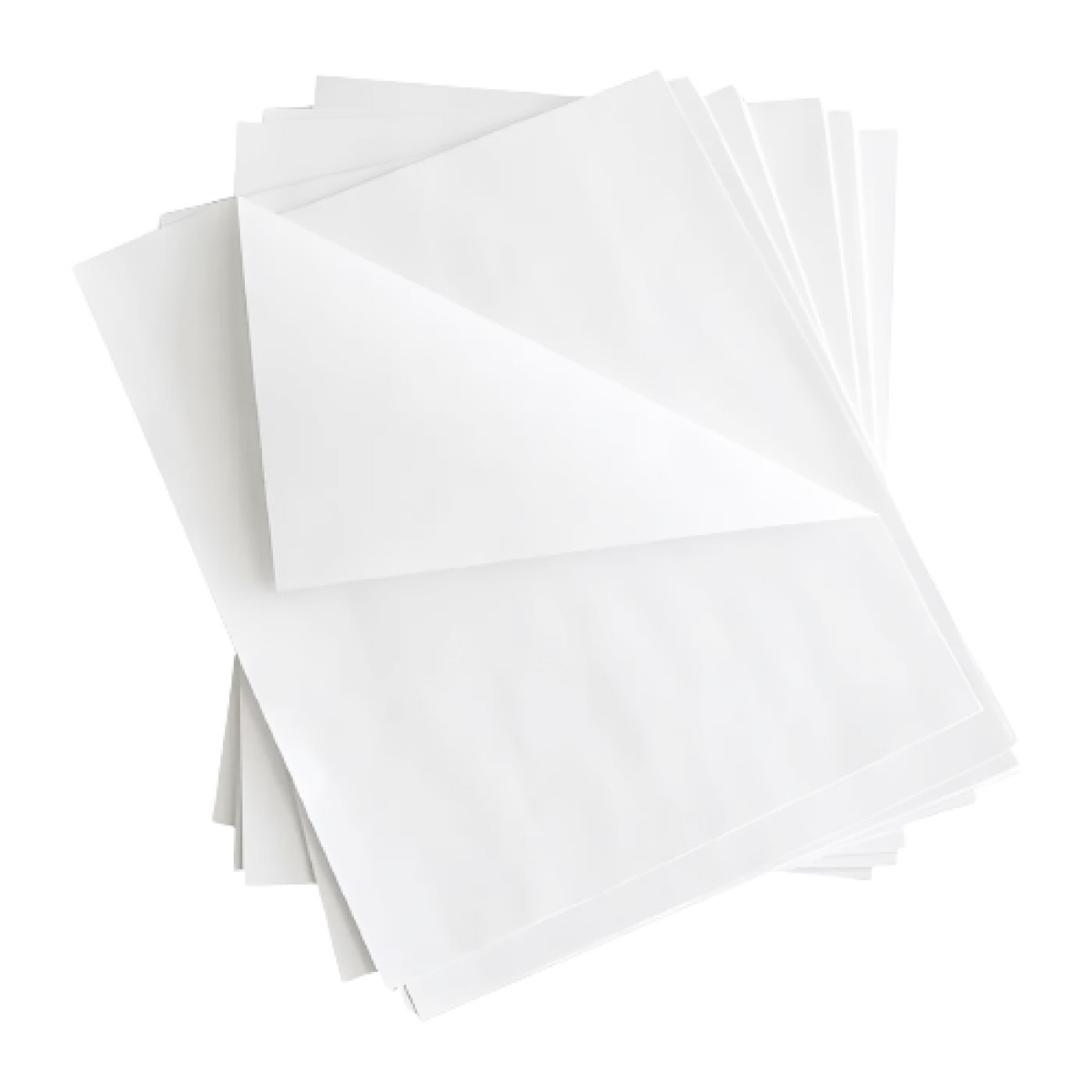 Упаковочная бумага влагопрочная (белая, ширина 400х400 мм, лист 1шт.) - фото 1 - id-p225124458