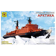 Сборная модель-корабль «Атомный ледокол «Арктика», Моделист, 1:400, (140004)