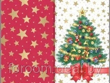 Салфетки бумажные "MIX. Новогодняя ель и Красный" 33х33см, 2 слоя, 20шт. Bouquet Original de Luxe 42476 - фото 1 - id-p225743867
