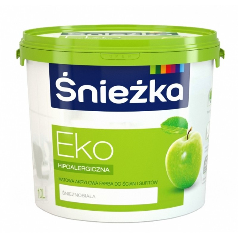 Снежка "EKO". 10л акриловая эмульсия для стен и потолков