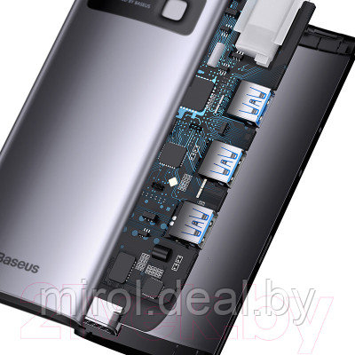 USB-хаб Baseus Metal Gleam Series 6-in-1 / WKWG030013 - фото 8 - id-p225745119