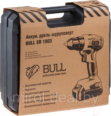 Профессиональная дрель-шуруповерт Bull SR 1803 - фото 6 - id-p225751536