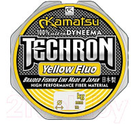 Леска плетеная KAMATSU Techron Yelloy Fluo 0.22мм 150м / 258150022