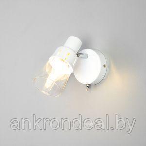 Настенный светильник с выключателем 20081/1 белый Eurosvet - фото 1 - id-p225757817