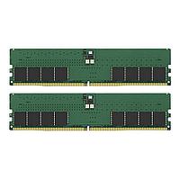 Модуль памяти Kingston 64GB Kingston DDR5 5200 DIMM KVR52U42BD8K2-64 Non-ECC , CL42, 1.1V, (Kit of 2) 2RX8