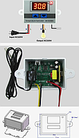 XH-W3001 Цифровой контроллер с датчиком температуры, фото 4