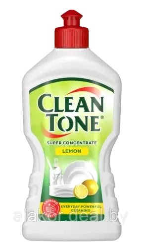 Гель для посуды CLEAN TONE Суперконцентрат 450мл, Лимон - фото 1 - id-p225759365