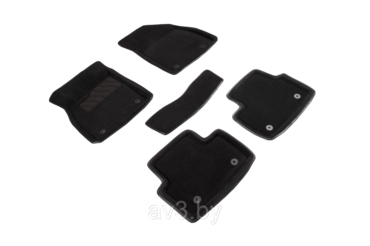 Коврики ВОРСОВЫЕ в салон Opel Insignia (08-) Черный (Seintex)