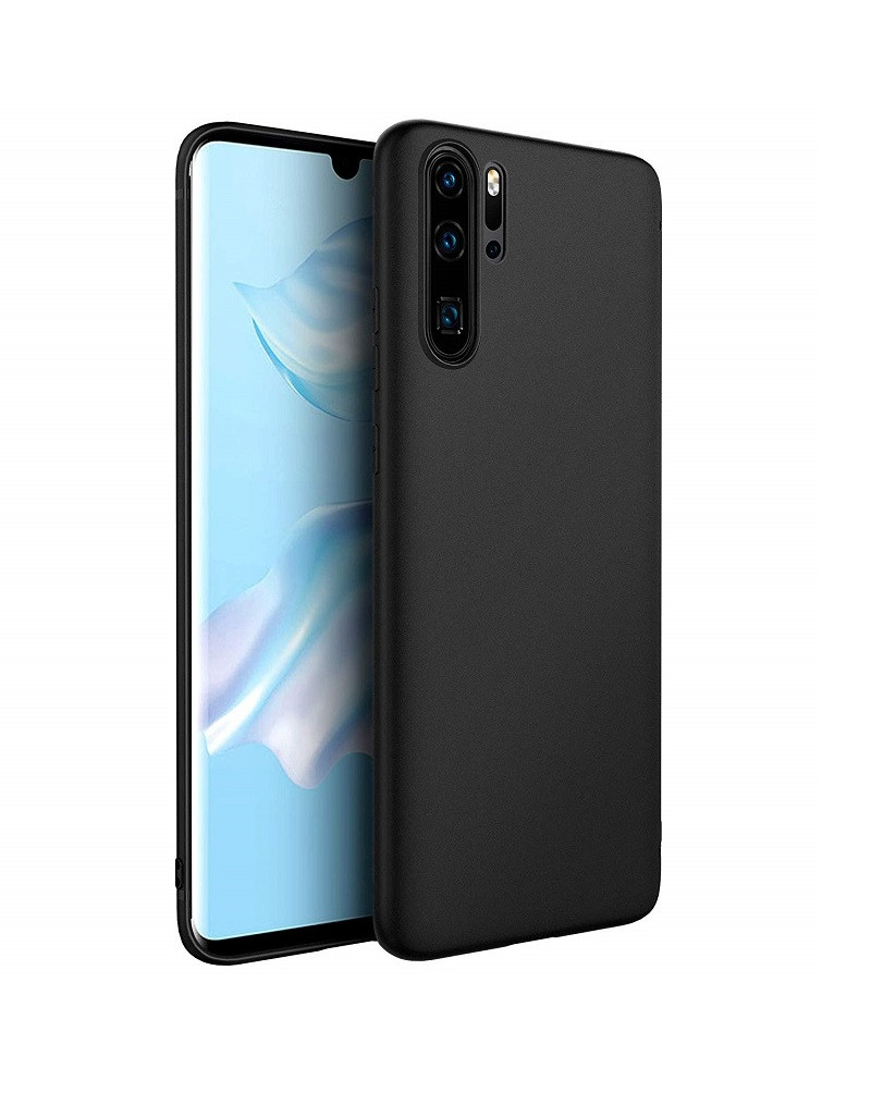 Чехол-накладка для Huawei P30 Pro (силикон) черный - фото 1 - id-p97856380