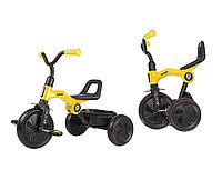 Детский трёхколёсный велосипед складной без ручки управления Qplay Ant ( желтый)