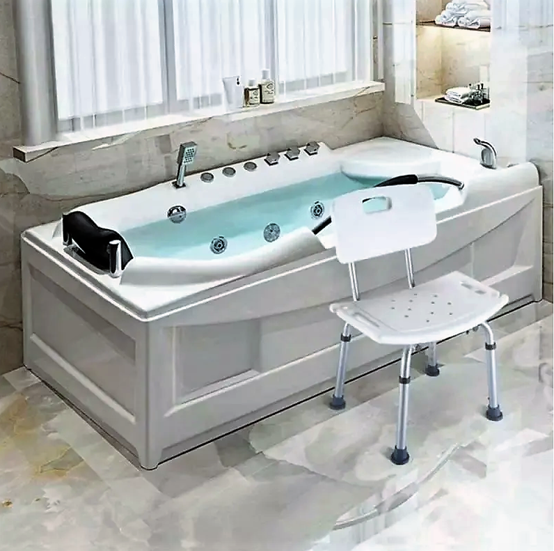 Поддерживающий стул со спинкой "Титан" для ванной и душа (складной, регулируемый) - фото 8 - id-p225759581