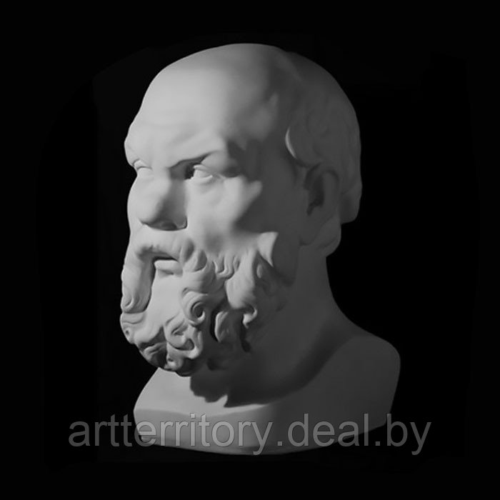 Гипсовая модель "Голова Сократа"